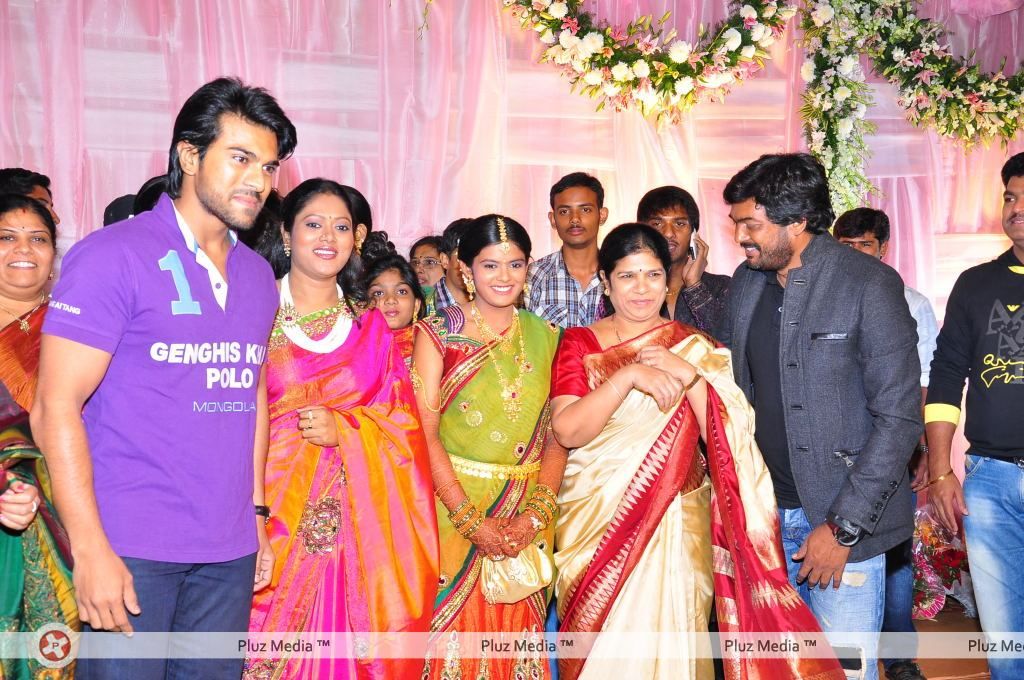 Ram Charan Teja - Puri Jagannadh daughter pavithra saree ceremony - Pictures | Picture 119131